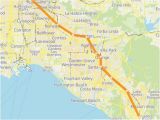 Aliso Viejo California Map Map Of Mission Viejo California orange County Line Route Time