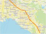Aliso Viejo California Map Map Of Mission Viejo California orange County Line Route Time