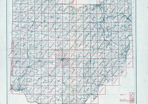 Allen County Ohio Map Ohio Historical topographic Maps Perry Castaa Eda Map Collection