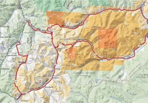 Alpine Loop Colorado Map This Regional area Map Highlights the Course Of the Scenic Alpine