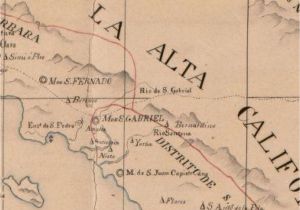 Alta California Map Alta California Map