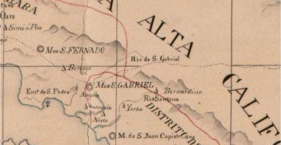 Alta California Map Alta California Map