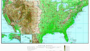 Altitude Map Of Colorado United States topographic Map New United States Elevation Map Inside