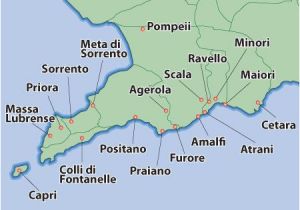 Amalfi Coast Map Of Italy Amalfi Coast Map Amalfi Villas Amalfi Coast Holiday Apartments