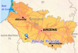 Amiens France Map Poix De Picardie area Of France where My Terrell Ancestors are Said