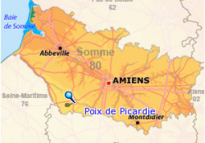 Amiens France Map Poix De Picardie area Of France where My Terrell Ancestors are Said