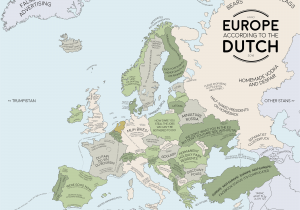 Amsterdam On Map Of Europe Europe According to the Dutch Europe Map Europe Dutch