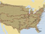 Amtrak Canada Map Map Of the Amtrak Rail Network California Zephyr Train