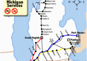 Amtrak Map Michigan Michigan Central Railroad Revolvy