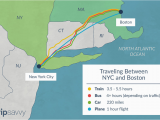 Amtrak Map New England How to Travel Between New York City and Boston