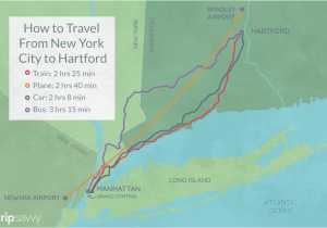 Amtrak New England Map How to Travel Between New York City and Hartford