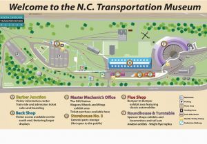 Amtrak north Carolina Map Nc Transportation Museum Map Of the Museum