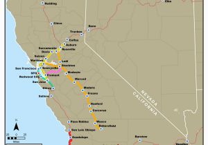 Amtrak southern California Map Map Of Santa Rosa California Klipy org