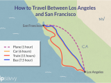 Amtrak southern California Map Traveling Between Los Angeles and San Francisco