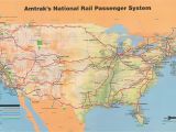 Amtrak Texas Eagle Route Map Amtrak System Map 1993 Amtrak History Of America S Railroad