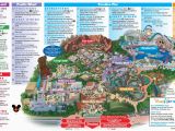 Amusement Parks California Map Disneyland Park Map In California Map Of Disneyland