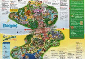 Amusement Parks In California Map Map Disneyland California Adventure Park Valid California Large Map