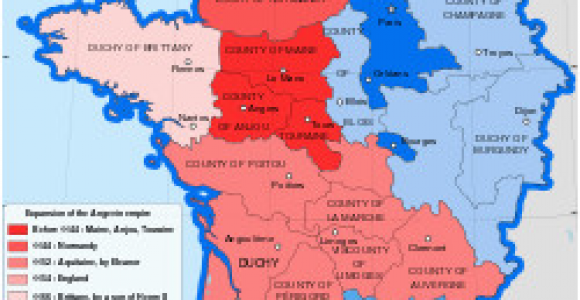 Ancient France Map Crown Lands Of France the Kingdom Of France In 1154