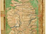 Ancient Maps Of England Map Of England and Scotland Circa 1250 History Map Of