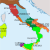Ancient Roman Map Of Italy Italy In 400 Bc Roman Maps Italy History Roman Empire Italy Map