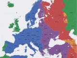 Andorra On Europe Map Europe Map Time Zones Utc Utc Wet Western European Time