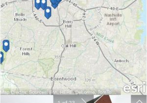 Antioch Tennessee Map Nashville Map tour by Esri Online Llc