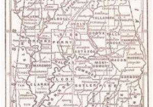 Antique Map Of Alabama Alabama Antique Maps and Old Maps