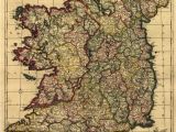 Antique Maps Of Ireland Hd Vintage Ireland Map Oil Painting Print On Canvas Retro