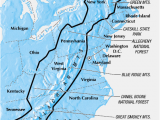 Appalachian Mountains Canada Map Appalachian Mountains On Map Of Usa and Travel Information