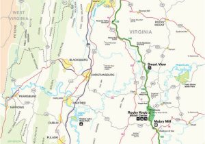 Appalachian Mountains Tennessee Map Blue Ridge Parkway Maps