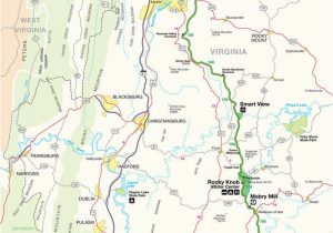 Appalachian Mountains Tennessee Map Blue Ridge Parkway Maps