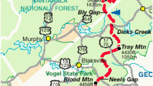 Appalachian Trail Georgia Map Appalachian Trail Planner Website Includes Georgia north Carolina