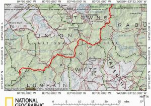 Appalachian Trail In Georgia Map Appalachian Trail Georgia Map Elegant Us Map Appalachian Mountains
