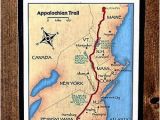 Appalachian Trail In Tennessee Map Appalachian Trail Map Etsy
