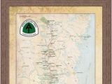 Appalachian Trail In Tennessee Map Appalachian Trail Map Etsy