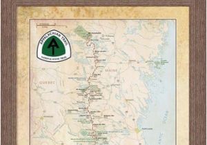 Appalachian Trail In Tennessee Map Appalachian Trail Map Etsy