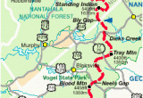 Appalachian Trail Map Georgia Appalachian Trail Planner Website Includes Georgia north Carolina