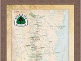 Appalachian Trail Map Tennessee Appalachian Trail Map Etsy