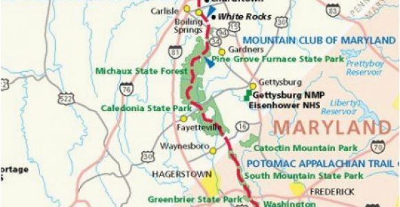 Appalachian Trail Tennessee Map Georgia Appalachian Trail Map Pdf Secretmuseum
