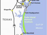 Aransas Pass Texas Map Maps Padre island National Seashore U S National Park Service