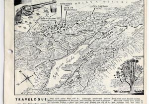 Arcadia California Map 1960 S Historic Holcomb Valley Ca Happy Wanderers Travelogue Map