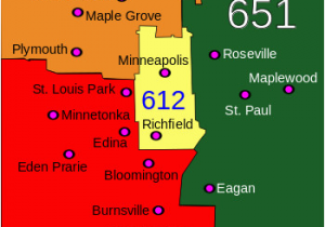 Area Code Map Minnesota area Code 612 Wikipedia