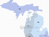 Area Code Map Of Michigan 313 area Code 313 Map Time Zone and Phone Lookup