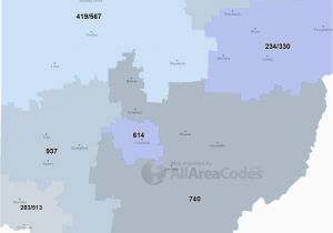 Area Code Map Ohio area Code 647 Canada Map Awesome Canadian area Code Map Highres for