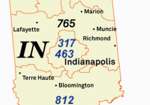 Area Codes Canada Map Oucc Indiana area Codes