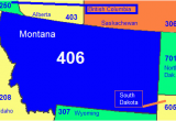 Area Codes In Canada Map area Code 406 Wikipedia