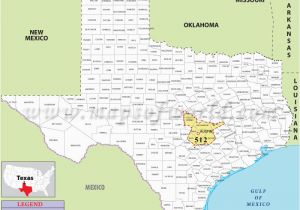 Area Codes Texas Map 512 area Code Map where is 512 area Code In Texas
