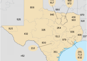 Area Codes Texas Map List Of Texas area Codes Wikipedia