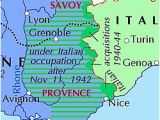 Areas In France Map Italian Occupation Of France Wikipedia