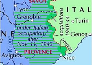 Areas In France Map Italian Occupation Of France Wikipedia